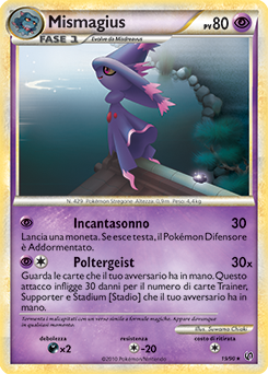 Mismagius 019 — Unerschrocken (Italian Pokémon TCG card)