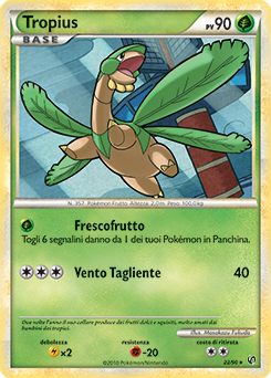 Tropius 022 — Unerschrocken (Italian Pokémon TCG card)