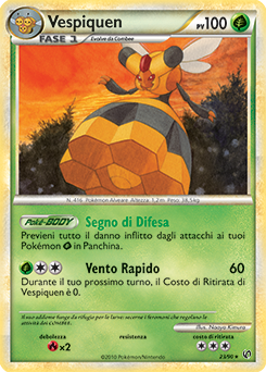Vespiquen 023 — Unerschrocken (Italian Pokémon TCG card)