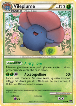 Vileplume 024 — Unerschrocken (Italian Pokémon TCG card)