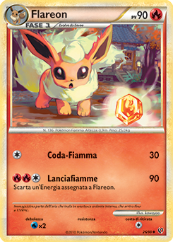 Flareon 026 — Unerschrocken (Italian Pokémon TCG card)