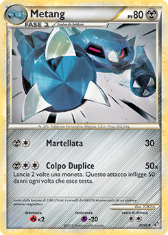 Metang 030 — Unerschrocken (Italian Pokémon TCG card)