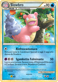 Slowbro 038 — Unerschrocken (Italian Pokémon TCG card)
