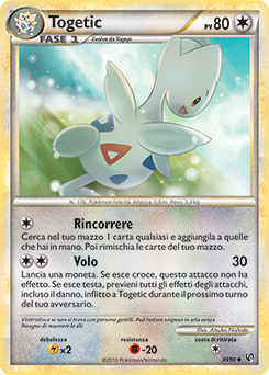 Togetic 039 — Unerschrocken (Italian Pokémon TCG card)