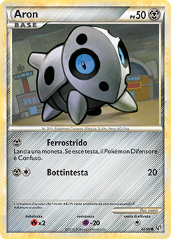 Aron 042 — Unerschrocken (Italian Pokémon TCG card)