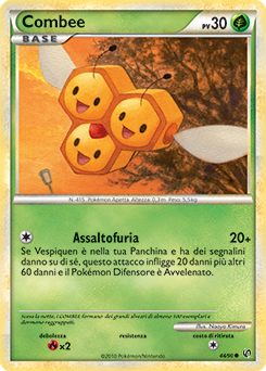Combee 044 — Unerschrocken (Italian Pokémon TCG card)