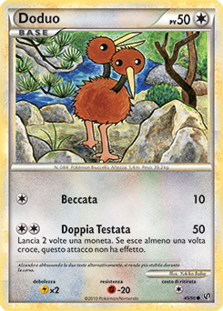 Doduo 045 — Unerschrocken (Italian Pokémon TCG card)