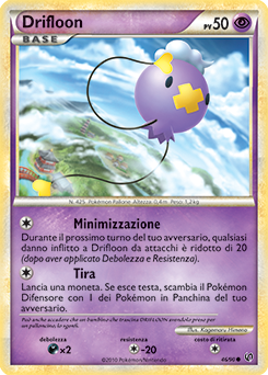 Drifloon 046 — Unerschrocken (Italian Pokémon TCG card)