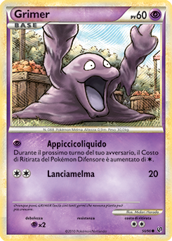 Grimer 050 — Unerschrocken (Italian Pokémon TCG card)