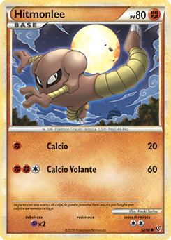 Hitmonlee 052 — Unerschrocken (Italian Pokémon TCG card)
