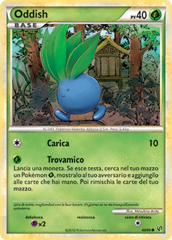 Oddish 060 — Unerschrocken (Italian Pokémon TCG card)