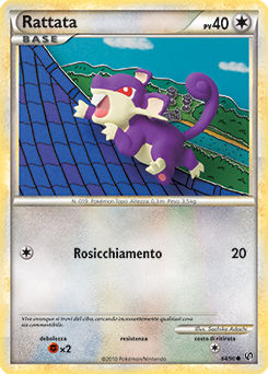 Rattata 064 — Unerschrocken (Italian Pokémon TCG card)