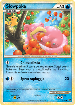 Slowpoke 066 — Unerschrocken (Italian Pokémon TCG card)