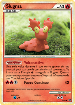 Slugma 067 — Unerschrocken (Italian Pokémon TCG card)