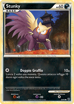 Stunky 069 — Unerschrocken (Italian Pokémon TCG card)