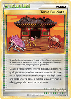 Torre Bruciata 071 — Unerschrocken (Italian Pokémon TCG card)