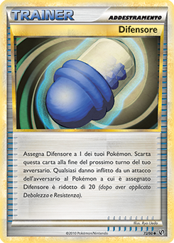 Difensore 072 — Unerschrocken (Italian Pokémon TCG card)