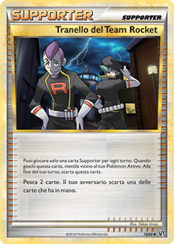 Tranello del Team Rocket 078 — Unerschrocken (Italian Pokémon TCG card)