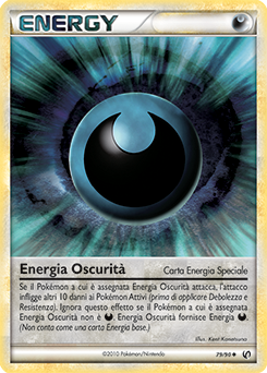 Energia Oscurità 079 — Unerschrocken (Italian Pokémon TCG card)