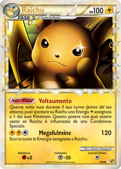 Raichu 083 — Unerschrocken (Italian Pokémon TCG card)