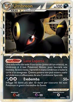 Umbreon 086 — Unerschrocken (Italian Pokémon TCG card)