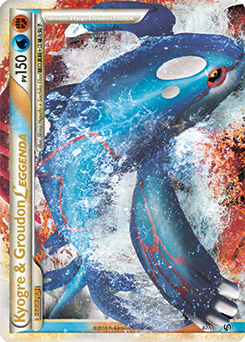 Kyogre & Groudon LEGGENDA 087 — Unerschrocken (Italian Pokémon TCG card)