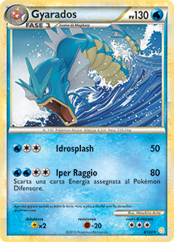 Gyarados 004 — HeartGold & SoulSilver (Italian Pokémon TCG card)