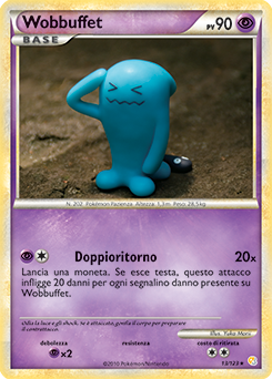 Wobbuffet 013 — HeartGold & SoulSilver (Italian Pokémon TCG card)