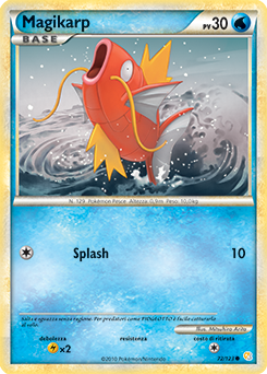 Magikarp 072 — HeartGold & SoulSilver (Italian Pokémon TCG card)