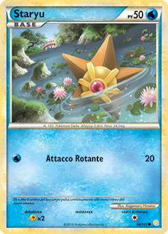Staryu 084 — HeartGold & SoulSilver (Italian Pokémon TCG card)