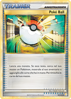 Poké Ball 095 — HeartGold & SoulSilver (Italian Pokémon TCG card)