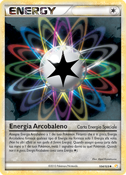 Energia Arcobaleno 104 — HeartGold & SoulSilver (Italian Pokémon TCG card)