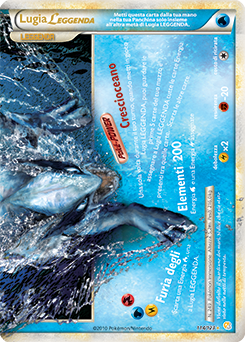 Lugia LEGGENDA 114 — HeartGold & SoulSilver (Italian Pokémon TCG card)