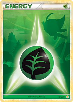 Energia Erba 115 — HeartGold & SoulSilver (Italian Pokémon TCG card)