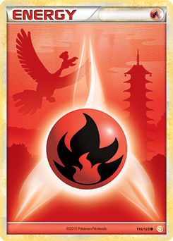 Energia Fuoco 116 — HeartGold & SoulSilver (Italian Pokémon TCG card)