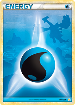 Energia Acqua 117 — HeartGold & SoulSilver (Italian Pokémon TCG card)