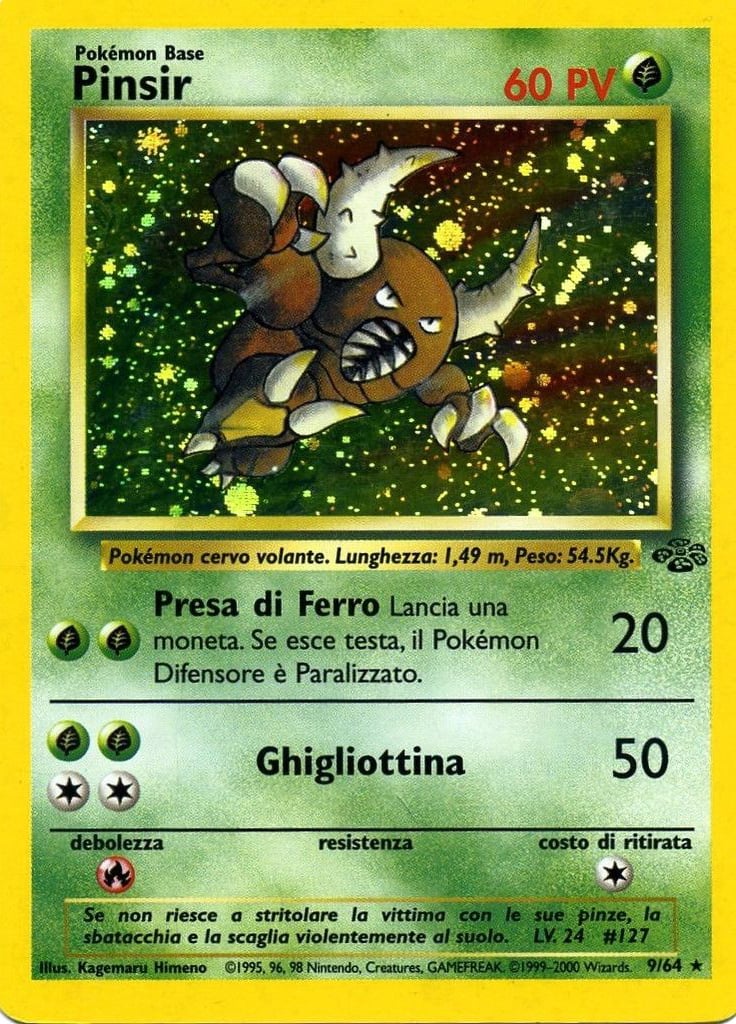 Pinsir 025 — Jungle (Italian Pokémon TCG card)
