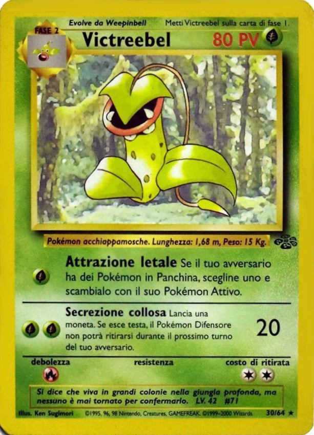 Victreebel 030 — Jungle (Italian Pokémon TCG card)