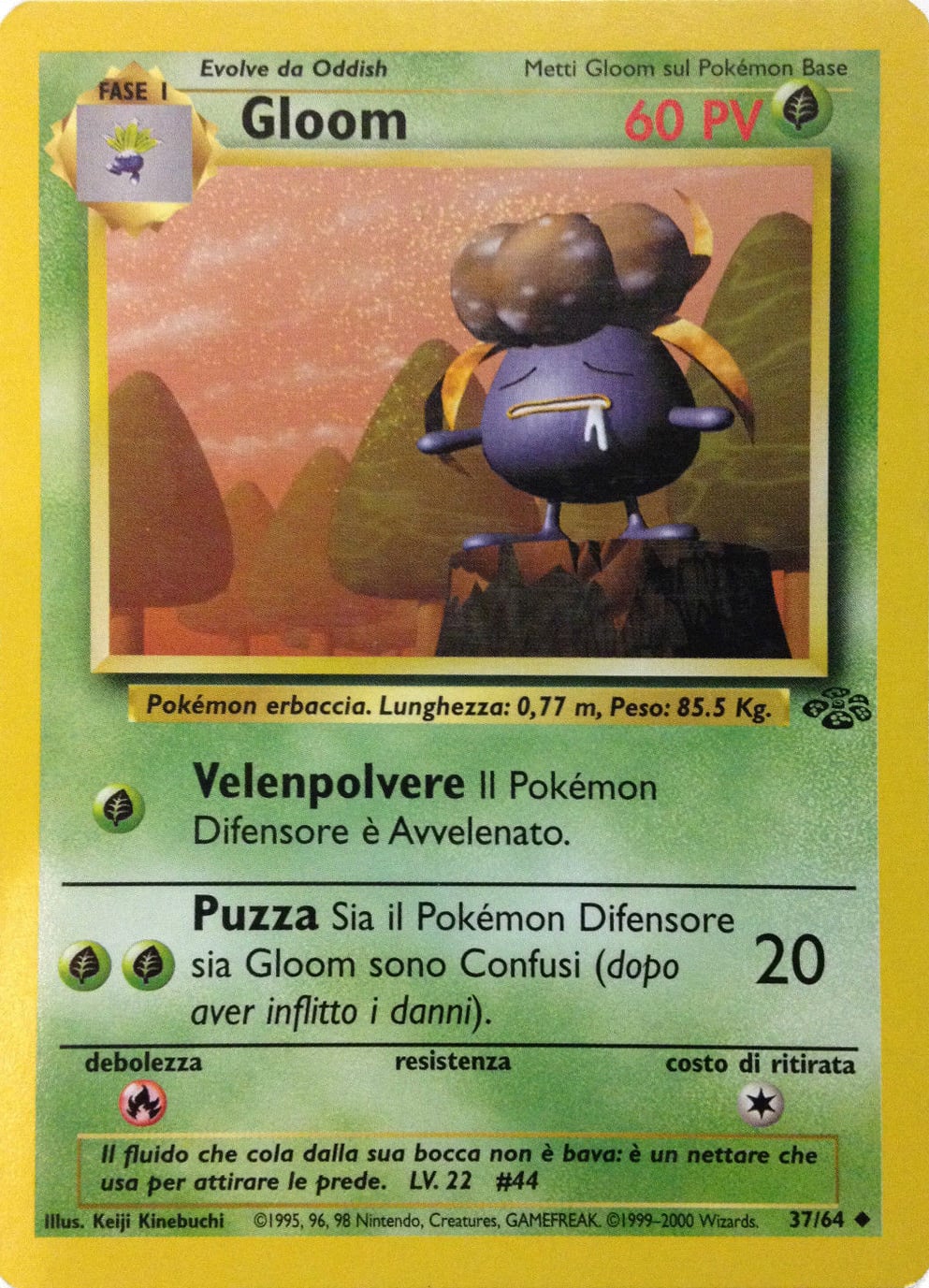 Gloom 037 — Jungle (Italian Pokémon TCG card)