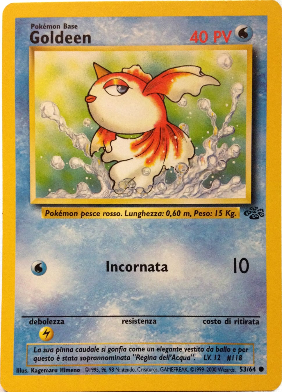 Goldeen 053 — Jungle (Italian Pokémon TCG card)