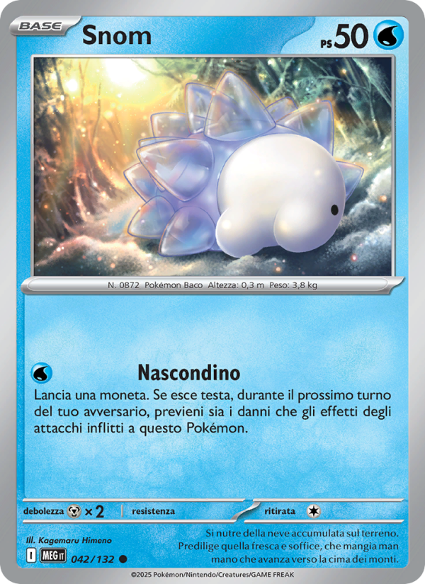 Snom 042/188 — Mega Evolution (Italian Pokémon TCG card)
