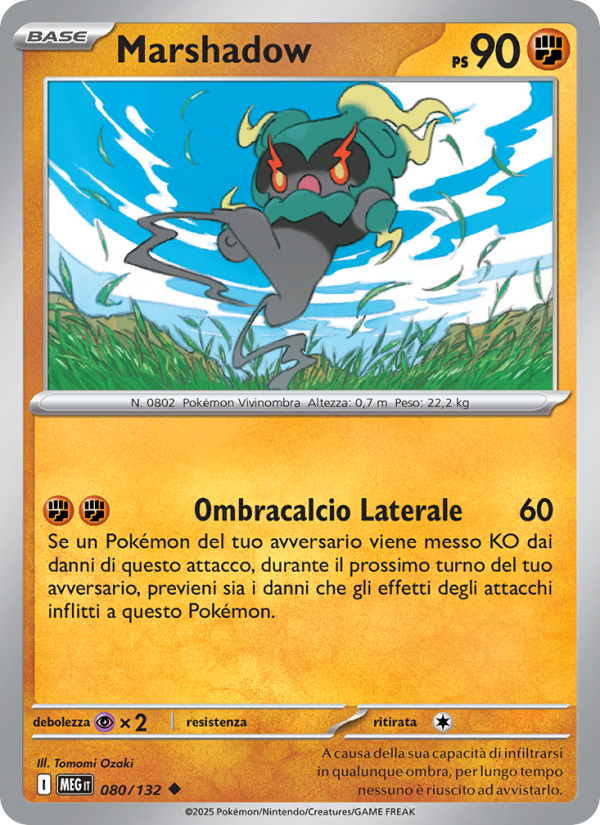 Marshadow 080/188 — Mega Evolution (Italian Pokémon TCG card)