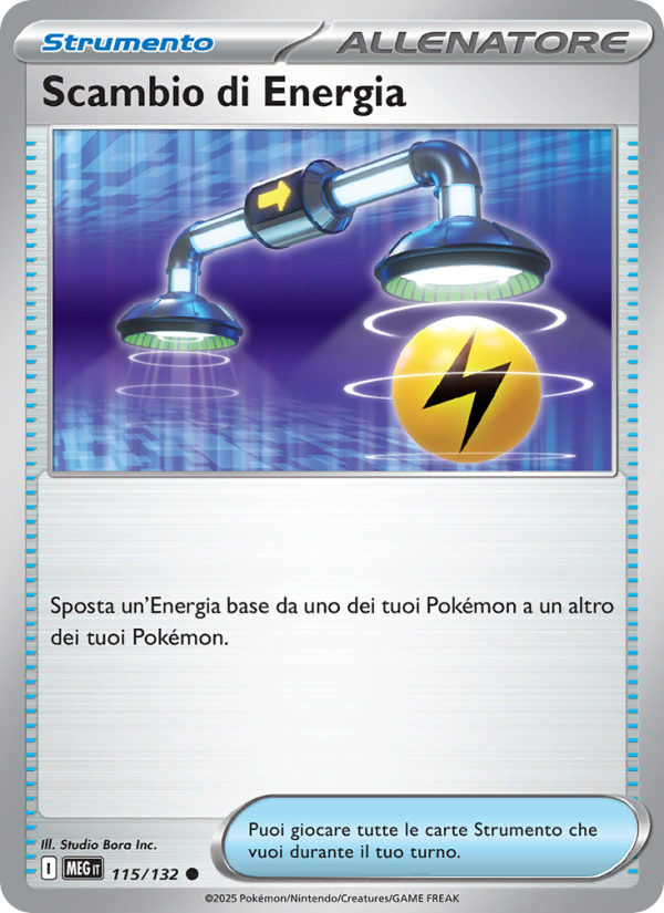 Scambio di Energia 115/188 — Mega Evolution (Italian Pokémon TCG card)