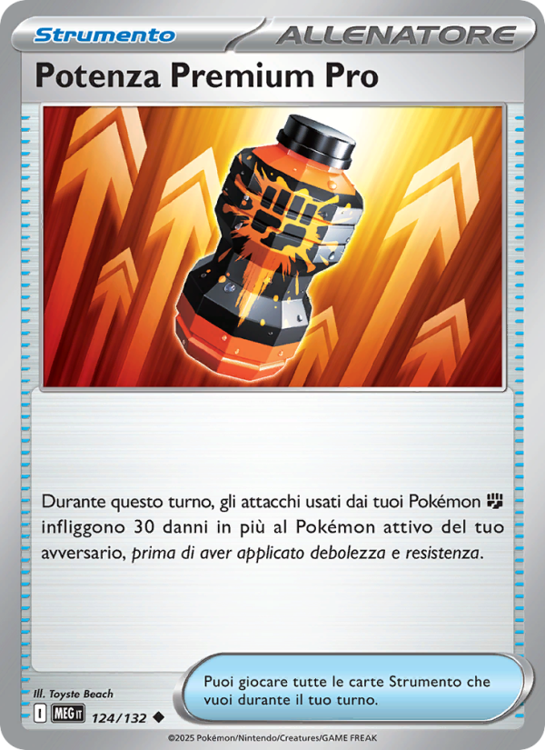 Potenza Premium Pro 124/188 — Mega Evolution (Italian Pokémon TCG card)