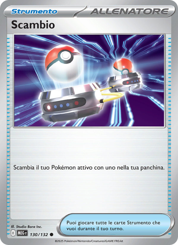Scambio 130/188 — Mega Evolution (Italian Pokémon TCG card)