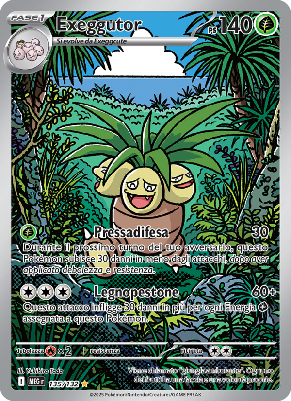 Exeggutor 135/188 — Mega Evolution (Italian Pokémon TCG card)