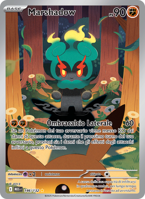 Marshadow 146/188 — Mega Evolution (Italian Pokémon TCG card)
