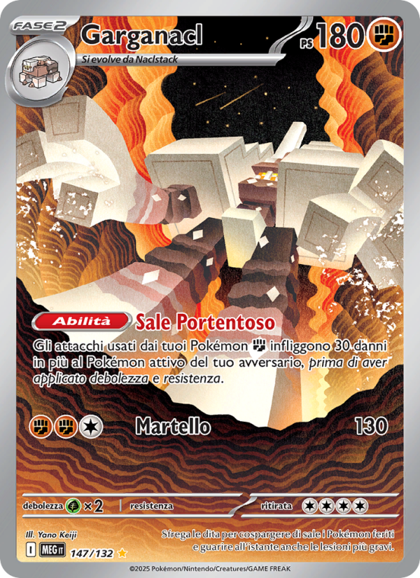 Garganacl 147/188 — Mega Evolution (Italian Pokémon TCG card)
