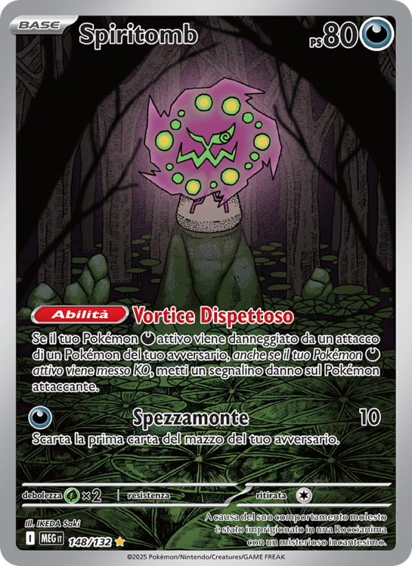 Spiritomb 148/188 — Mega Evolution (Italian Pokémon TCG card)