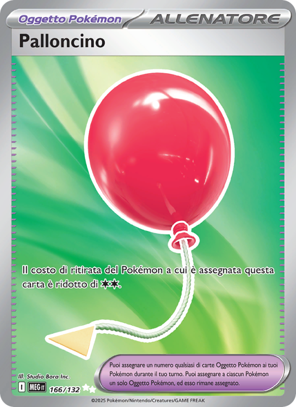 Palloncino 166/188 — Mega Evolution (Italian Pokémon TCG card)